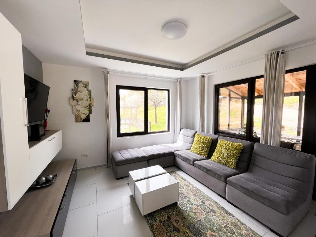 Living spațios cu canapea